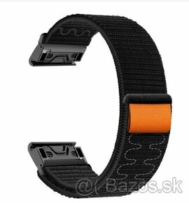 Garmin - čierny 22 mm nylonový Quick Fit remienok na hodinky