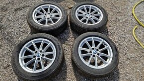 Hliníkové disky + letné pneumatiky BMW R17