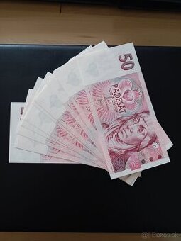 Bankovky 50Kč UNC 1997 séria E