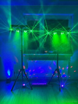Zdravím predám svetelnú zostavu party LED svetiel