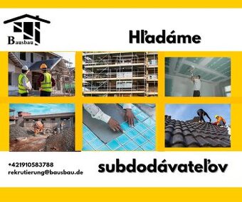 🔧 HĽADÁME SUBDODÁVATEĽSKÉ FIRMY PRE STAVEBNÉ PROJEKTY V NEM