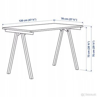 Ikea kancelársky stôl TROTEN - 1