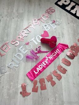 Dekoracie na ladies night / rozlúčku so slobodou