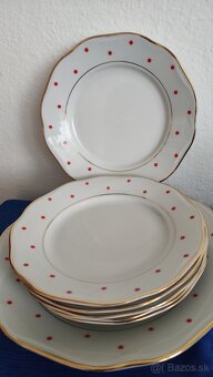 Koláčový set, sada tanierov  Czechoslovakia