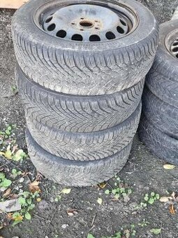 5x112 R16 plechove disky +zimne pneu 205/55 R16