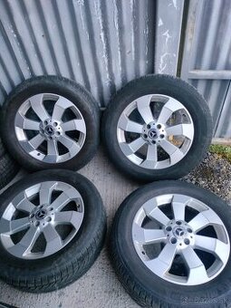 ❄️4ks alu disky orig. Mercedes 5x112 R18 pneu 255/55 r18