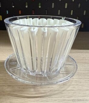 Timemore Crystal Eye B75 plastový dripper 01 - čirý