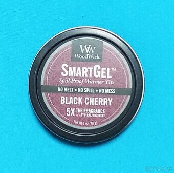 vonný gél Woodwick black cherry