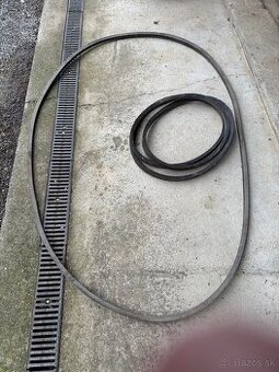 Klinové remene na pásovú hrabačku