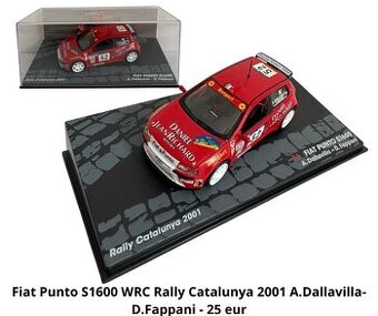 Zberateľské kovové modely Rally v mierke 1:43 č.3