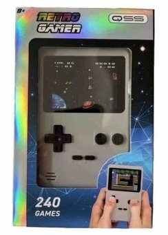 240 hier, vreckova retro konzola s farebnym displejom.