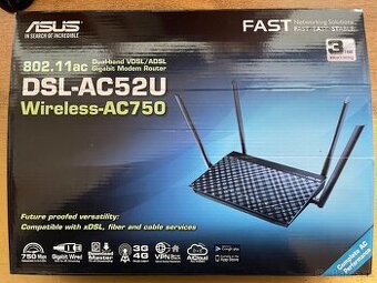 Router ASUS DSL-AC52U daul band VDSL/ADSL WiFi-AC750Mbps
