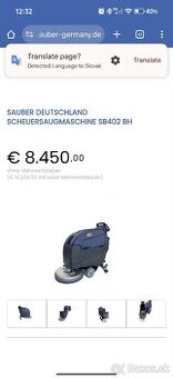 umývací stroj Sauber Germany SB402 Bh