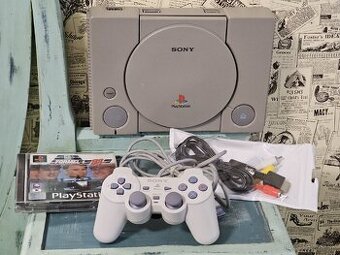 PS1 SCPH-9002 》PLAYSTATION 1 + GAMEPAD + HRA