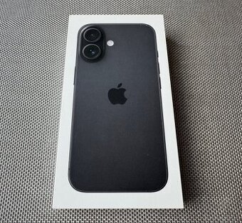 iPhone 16 128GB Black - NOVY - NEROZBALENY