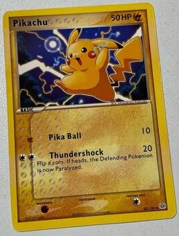 Pikachu - Pokemon karty - rok 2005