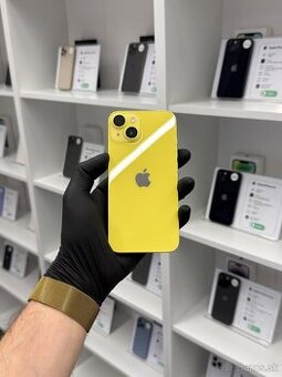 ZÁRUKA 2 ROKY /  Apple iPhone 14 128GB Yellow, 100%