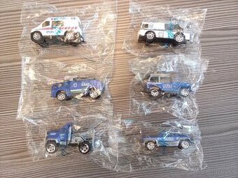 sada 6 ks autíčok polícia