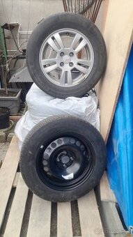 Hliníkové disky + pneumatiky 195/65R15 91H + rezervné koleso