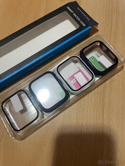 4x ochranné sklo-kryt na Apple Watch Series 7,Series 8 45mm