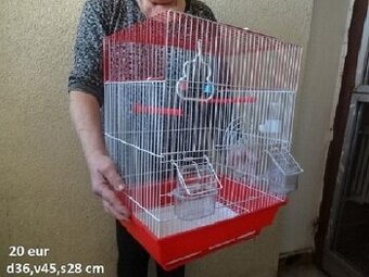 pozri 3 foto.Nova klietka pre vtaky (3ks) v troch farbach