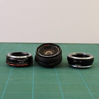 Predám objektív Konica Hexanon AR 40mm/1.8+redukcie