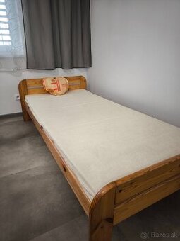 Posteľ borovica 90cm