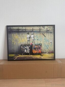 Obraz Banksy Graffitti Art Mural