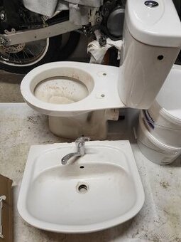 Wc misa a umývadlo