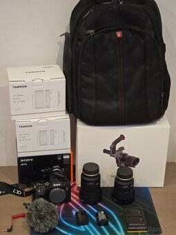 Sony A7 III + 2x objektiv a kompletná výbava