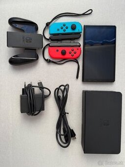 Nintendo Switch OLED 64 GB – Neon Red/Blue