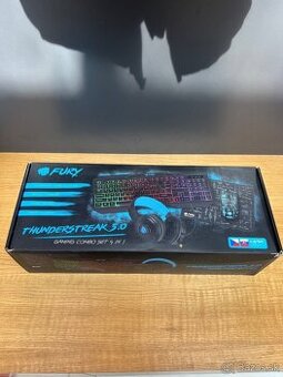 Predám herný set FURY THUNDERSTREAK 3.0, KLAV+MYS+SLUCHADLA