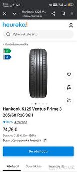 Pneumatiky 205 60R16