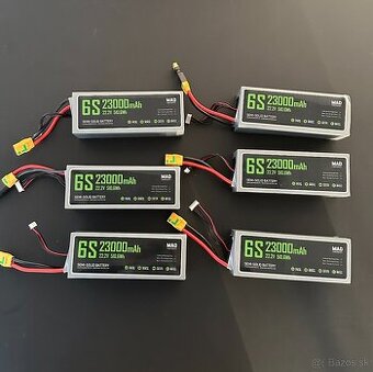 23000 mAh Liion 10C batéria