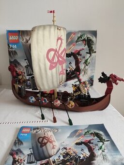 LEGO 7018 Viking Ship challenges the Midgard Serpent (s krab