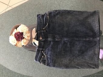 GUCCI originál damska jeansova sukna veľkosť 38