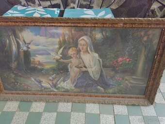 Panna Mária s malým Ježišom.Starozitnosť. - 1