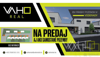 Exkluzívna ponuka stavebných pozemkov v obci Voderady – len