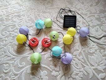 Solarna vyzdoba na party, alebo na balkon.