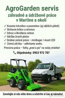AgroGarden Servis -záhradné a údržbove prace v Martine
