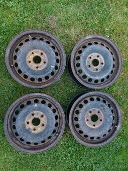 5x112 r15 - 4ks plechové disky VW, AUDI, ŠKODA, SEAT