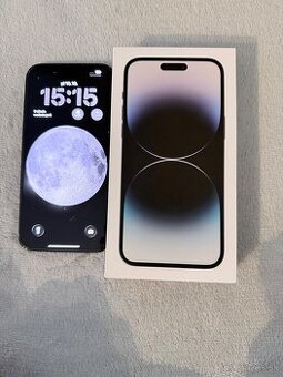 iPhone 14 Pro Max 128 GB – TOP stav, kryt, sklo, komplet bal