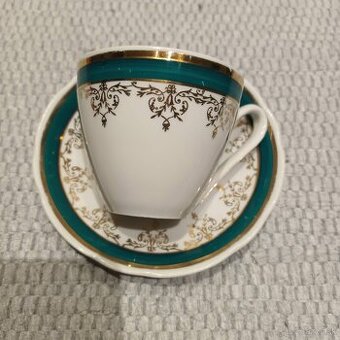 Porcelánová šálka + podšálka