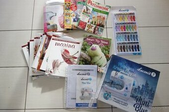 Šijací stroj Lucznik mini + časopisy na šitie