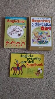 Anglické knižky deti v angličtine, s obrázkami aj bez, veľmi