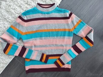 Pulóver dámsky Pull&Bear M/38 multi