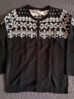 Vianočný sveter čierny