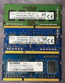 Operačné pamäte RAM DDR3 a DDR4 SODIMM do AiO a notebookov