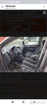 Volksvagen Touran 2l TDI