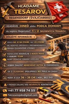 Práca vo Švajčiarsku : TESÁR